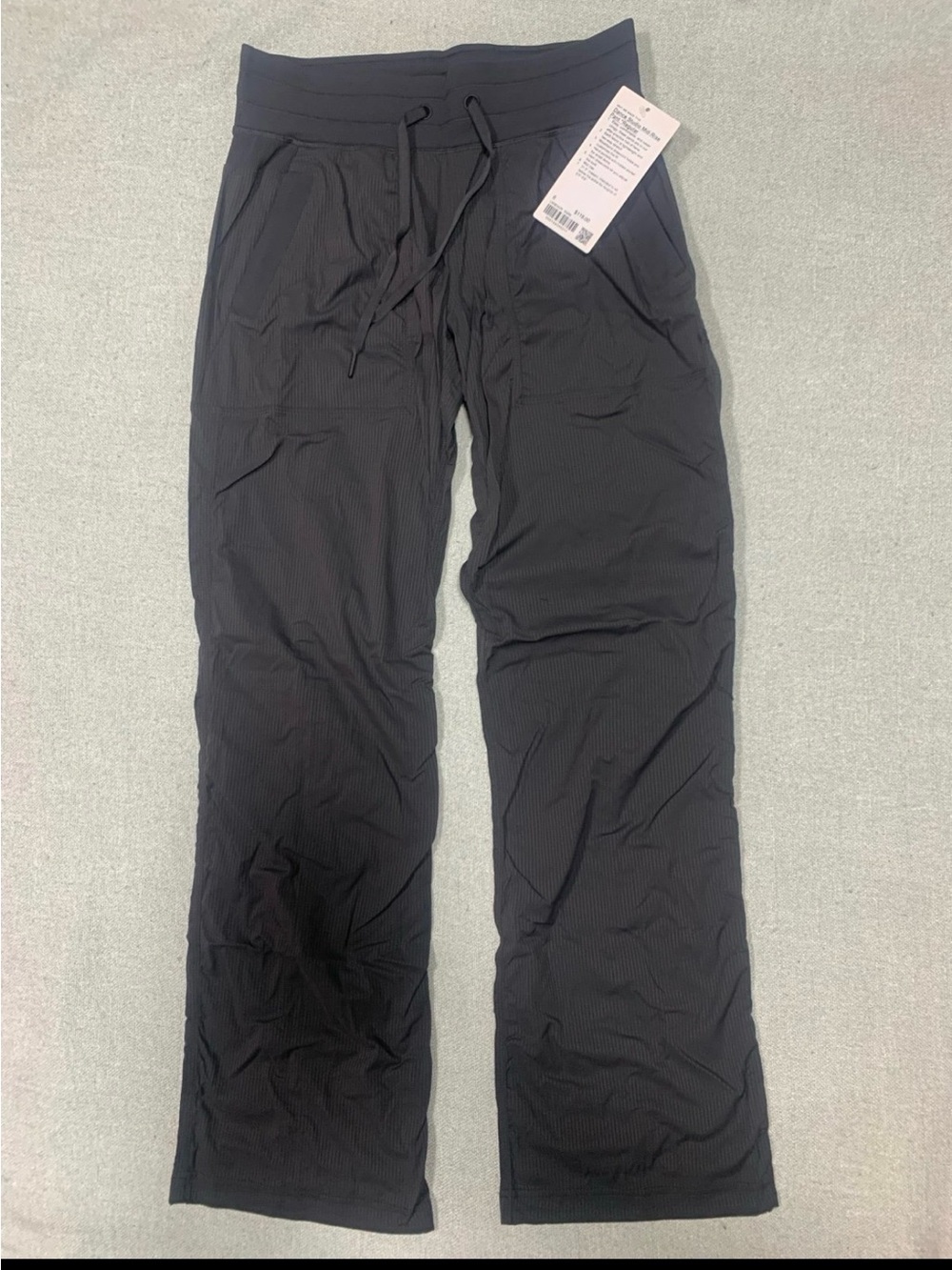 lululemon athletica dance studio mid rise pant graphite grey size 6